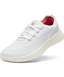 Women's Tree Runner Go - Blizzard/Vivid Red (Natural White Sole)